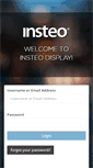 Mobile Screenshot of display.insteo.com