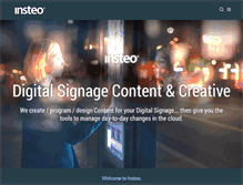 Tablet Screenshot of insteo.com